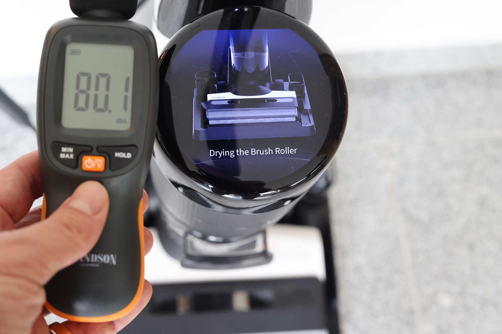 Tineco Floor One S7:Lautstärke der Selbstreinigungsfunktion